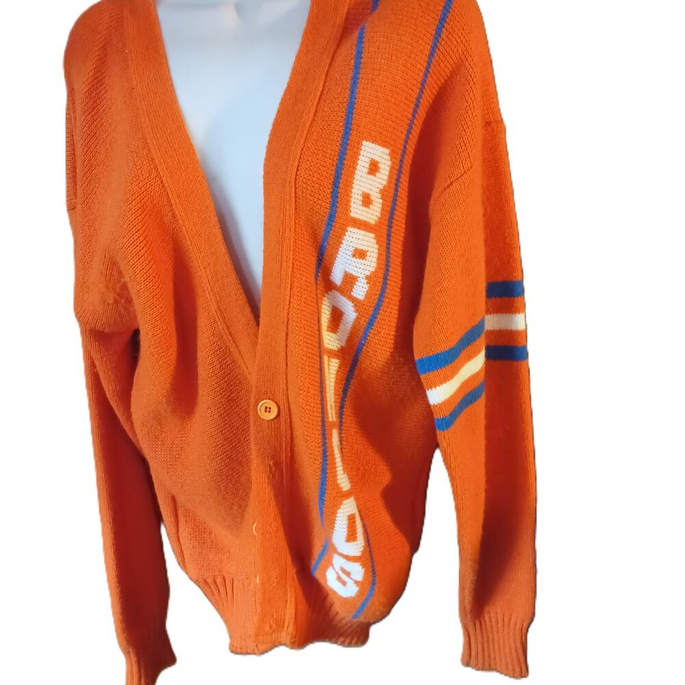 NFL Vintage Denver Broncos cardigan sweater